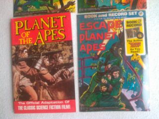 Planet of the Apes Beneath,  Battle and Escape Books & Records POTA book 4 books 3