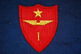 Fully Embroidered Wwii Era Fleet Marine Forces Aircraft Fuselage 1st Wing Patch