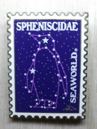 Sea World Busch Gardens Pin Trading Constellation Spheniscidae King Penguin