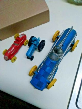 Vintage Auburn Rubber Roadster Indy Race Cars And Tractor.