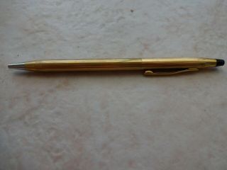 Vintage Cross Classic Century 1/20th 12kt Gold Filled Ballpoint Pen,  No Case