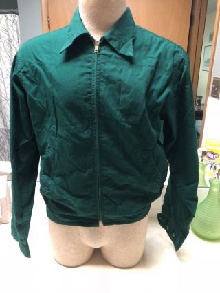 1957 National Jamboree Official Boy Scout Green Jacket