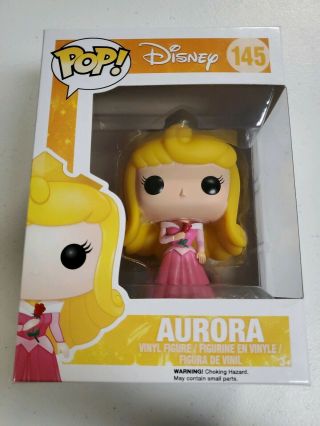 Funko Pop Disney Princess Aurora 145 Sleeping Beauty Vinyl W/protector
