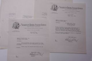 1933 Lamson Goodnow Massachusetts Bonding Insurance Boston Ephemera L366k