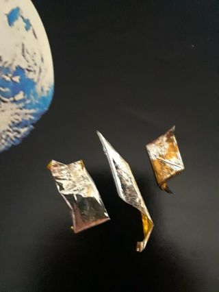 Apollo 12 Cm Yankee Clipper Flown Kapton Foil Fragments Estate Of Nar Downey Ca