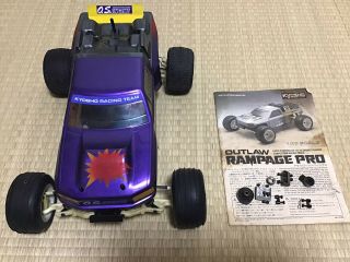 Vintage Kyosho Outlaw Rampage Pro Truck Xrt 1/10 Gas