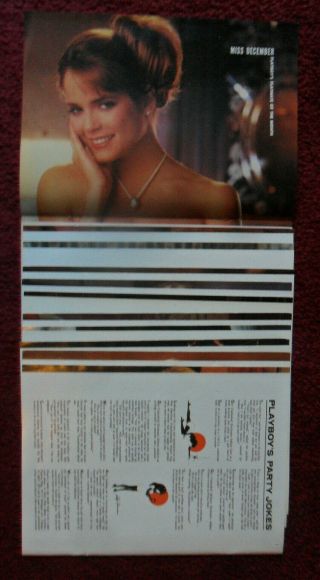 1982 Playboy Playmate Centerfolds Pin - Up Girls Complete Set Of 12