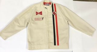 Vintage 1990 ' s CHASE DALE EARNHARDT JR NASCAR Racing Budweiser Jacket Size XL 2