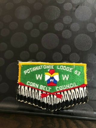 Oa Potawatomie Lodge 63 S1b Flap Nv