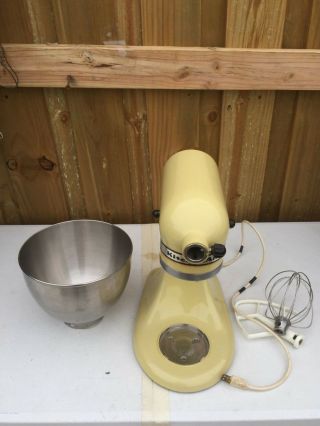 Vintage Hobart Kitchenaid Stand Mixer,  10 Speed Model K45 W/bowl