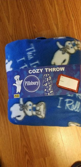 Pillsbury Doughboy Cozy Throw/robe/snuggie.