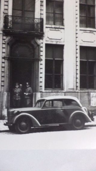 Ww Ii German Wehrmacht Officers B/w Photo - Gent - Flanders / Be