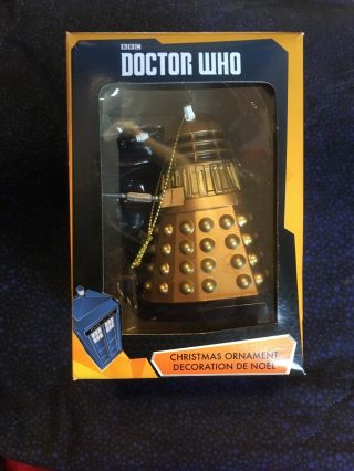 Doctor Who Kurt Adler Yellow Dalek Ornament 5 - Inch