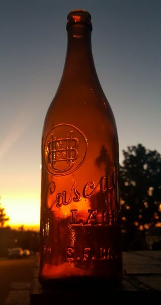 Amber Cascade Lager S F Cal Beer Bottle