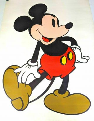 Vintage Mickey Mouse Poster - 1960 