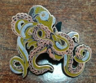 Seaworld Busch Gardens Steampunk Mystery Pack Octopus Pin