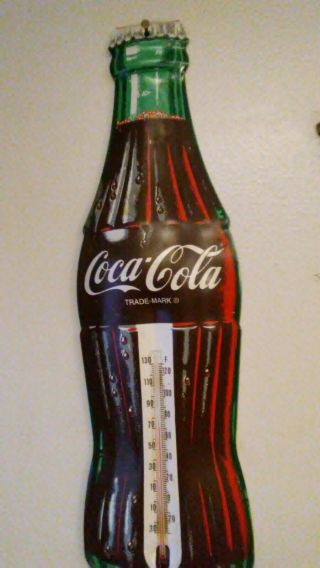 Coca Cola Taylor 859 Vintage Metal Thermometer 16 1/2 