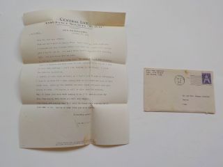 Wwii Letter 1945 Missing In Action Hope Bill Will Found Panora Iowa Mia Vtg Ww2