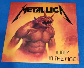 Metallica - Jump In The Fire Ep - 12 " Vinyl Record - Import From England