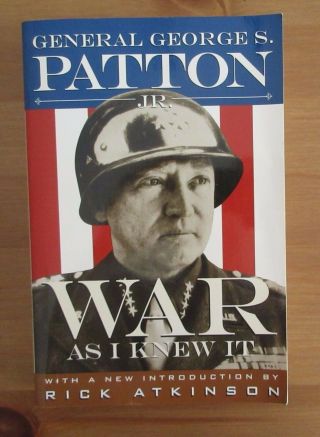 Patton Autobiography Book War As I Knew It Patton