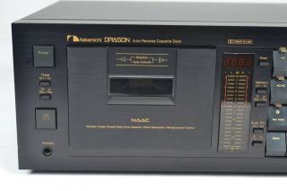 Nakamichi Dragon Auto Reverse Cassette Deck - Vintage Audiophile 2