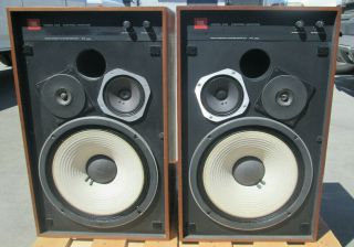Vintage Jbl 4312 Control Studio Monitors 3 Way Speakers