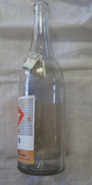 Kist Soda Bottle Paper Label Root Beer 24 oz Jefferson Wi 2