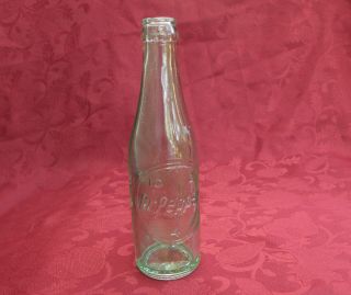 Vintage Green Dr Pepper Soda Bottle 10 - 2 - 4 Embossed Albany Ga.  Vg,