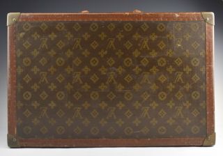 20” Vintage Louis Vuitton Hard Trunk Suitcase Sc - 5