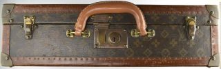 20” Vintage Louis Vuitton Hard Trunk Suitcase SC - 5 2