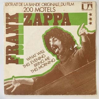 Frank Zappa What Will This Evening Bring Me - Daddy 7 " 45rpm 1971 P/s French