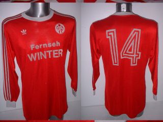 Mainz 05 Adidas Adult Large Shirt Jersey Trikot Football Soccer Vintage 1980s