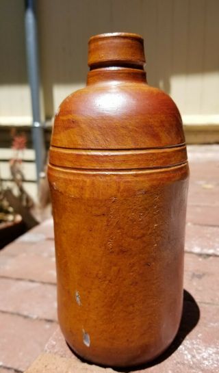 Lovely Vintage J.  M.  Da Fonseca Salt Glazed Stoneware Bottle,  made in Portugal 2