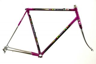1984 Luciano Paletti Vintage Road Bike Steel Frame Set 55cm C - C
