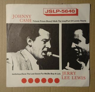 Johnny Cash / Jerry Lee Lewis,  Rare Sweden Ep 7 "