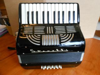Vintage Stanelli Youth Accordion With Case Made In Italy,  30941