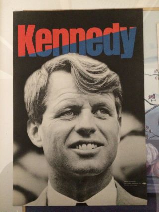 Democrat Robert F.  Kennedy 1968 Presidential Campaign Poster