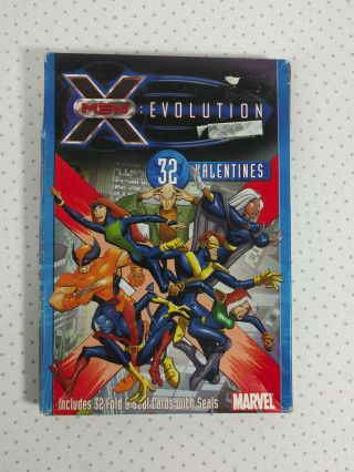 Valentines Day Cards Box Of 32 Marvel X - Men Evolution Not Opened