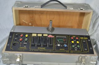 Citronic 4 Channel Mixer Sm 330 /w Custom Metal Case Vintage Vtg