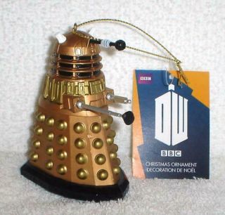 Doctor Who Dr Who Dalek Bronze Christmas Ornament W Tag