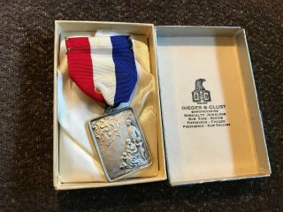 Vintage York City Fire Dept Essay Medal