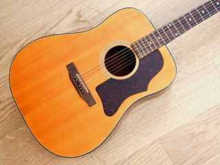 1976 Gibson J - 55 Vintage Square Shoulder Dreadnought Acoustic Guitar W/ Case
