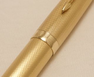 Vintage 1968 Parker 61 Presidential 18ct Solid Gold Fountain Pen Barley