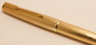 VINTAGE 1968 PARKER 61 PRESIDENTIAL 18CT SOLID GOLD FOUNTAIN PEN BARLEY 3