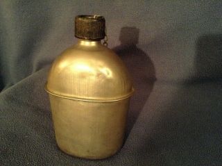 Ww2 Us Army M1910 Steel Canteen S.  M.  Co 1943 Smco Wwii