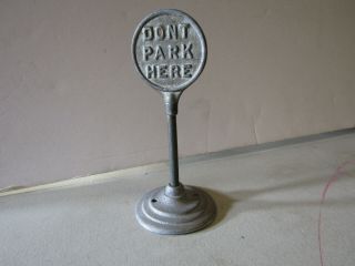 Vintage Antique Arcade Cast Iron Sign - Don 