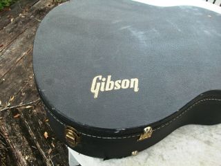 Gibson J - 45 Acoustic guitar Deluxe 1980? workhorse,  vintage,  case 3