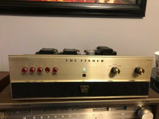 Vintage Fisher X - 101 - C Stereo Tube Amplifier Restored Looks & Sounds