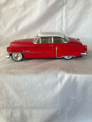 50’s Fifties Made In Japan Tin Friction Car Red Cadillac
