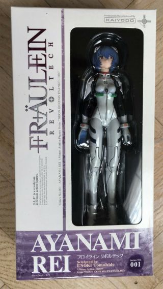 Kaiyodo Evangelion Fraulein Revoltech Action Figure Series 1 Ayanami Rei